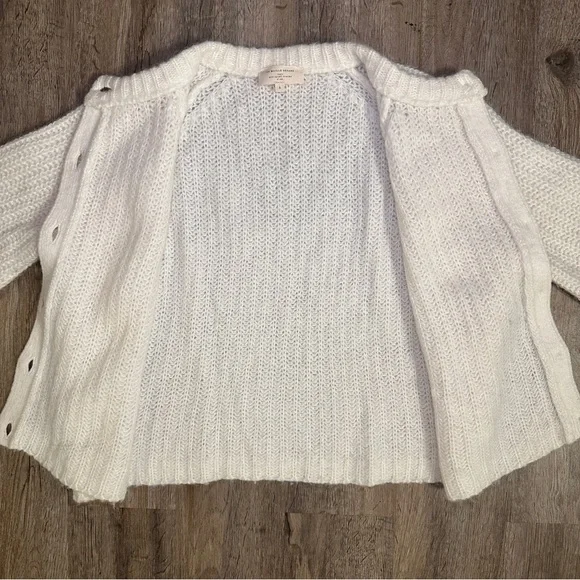 Sezane Emile Cardigan in Ecru (White) Women’s Size Small - Picture 6 of 7